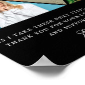 Elegant ouders van de Bride Gift Dank u Gift Poster (Hoek)