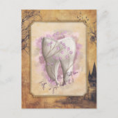 Elegant  ouderwets tandartscadeau briefkaart (Voorkant)