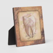 Elegant  ouderwets tandartscadeau fotoplaat (Voorkant)