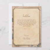 Elegant  ouderwets tandartscadeau kaart (Voorkant)