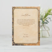 Elegant  ouderwets tandartscadeau kaart (Staand voorkant)