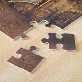 Elegant ouderwets tandartscadeau legpuzzel (Zijkant)