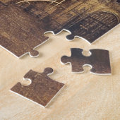 Elegant ouderwets tandartscadeau legpuzzel (Zijkant)
