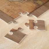 Elegant ouderwets tandartscadeau legpuzzel (Zijkant)