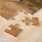 Elegant ouderwets tandartscadeau legpuzzel (Zijkant)