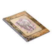 Elegant ouderwets tandartscadeau notitieboek (Rechterzijde)