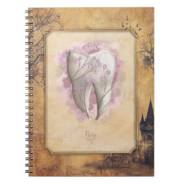 Elegant  ouderwets tandartscadeau notitieboek