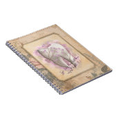 Elegant ouderwets tandartscadeau notitieboek (Rechterzijde)