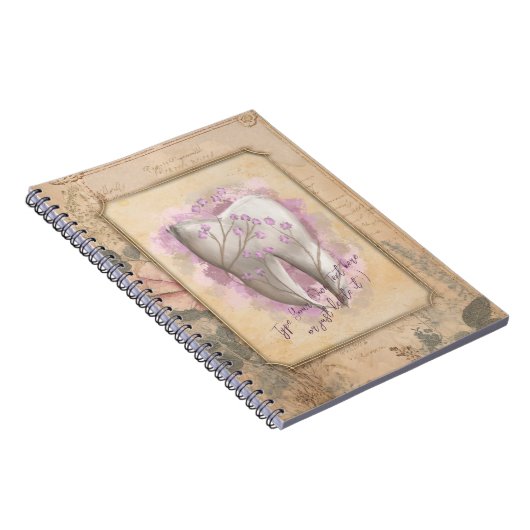 Elegant  ouderwets tandartscadeau notitieboek (Rechterzijde)