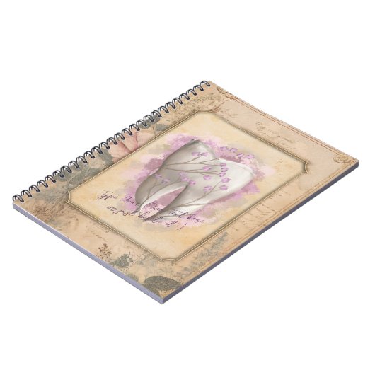 Elegant  ouderwets tandartscadeau notitieboek (Linkerzijde)