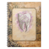 Elegant  ouderwets tandartscadeau notitieboek (Voorkant)