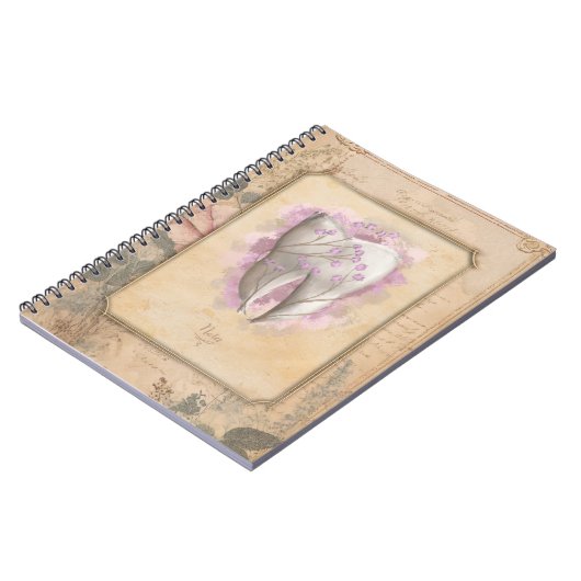 Elegant  ouderwets tandartscadeau notitieboek (Linkerzijde)