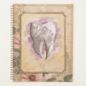 Elegant  ouderwets tandartscadeau planner (Voorkant)