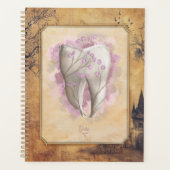 Elegant  ouderwets tandartscadeau planner (Voorkant)