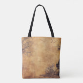 Elegant ouderwets tandartscadeau tote bag (Achterkant)