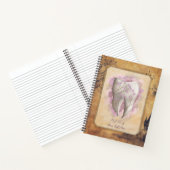 Elegant ouderwets tandartsdagboek / Notitieboek (Binnen)