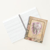 Elegant ouderwets tandartsdagboek / Notitieboek (Binnen)
