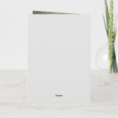 Elegant Overlay Hand Lettered Script Weddenfoto Bedankkaart (Achterkant)