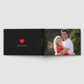 Elegant paar foto bruiloften Jubileum Keepsake Gastenboek (Volledig)