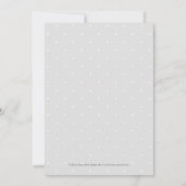 Elegant paar trouwfoto Dank u kaart (Achterkant)