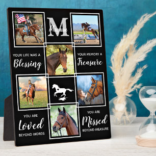 Elegant Paard Herdenkingspersoon Gefotografeerde F Fotoplaat