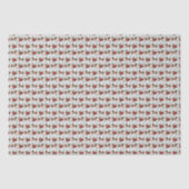 Elegant Paard Kerst Tissue Papier (Voorkant)