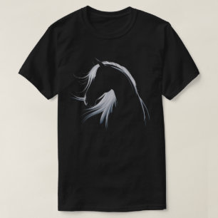 Elegant paard silhouet grafische kunst ontwerp voo t-shirt