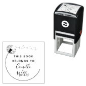 Elegant Paardenbloem Custom Book Zelfinktende Stempel (In situ)