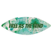 Elegant Paardenbloem Monogram Groen en Wit | American Football (Paneel)