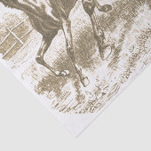 Elegant  Paardenmerrie Veulen Liefde Tissuepapier (Detail)