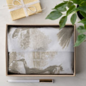 Elegant  Paardenmerrie Veulen Liefde Tissuepapier (Geschenk)