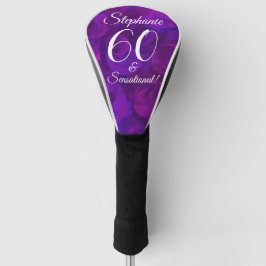 Elegant Paars 60 en Sensational Birthday Party Golfheadcover