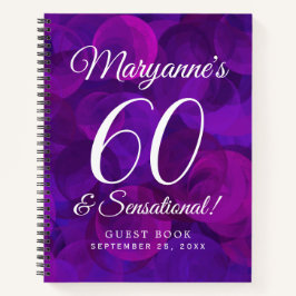 Elegant Paars 60 en Sensational Birthday Party Notitieboek