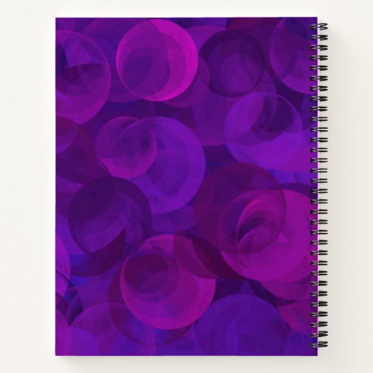 Elegant Paars 60 & Pensioenpartij in ruste Notitieboek (Achterkant)