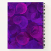 Elegant Paars 80 en Amazing Birthday Party Notitieboek (Achterkant)