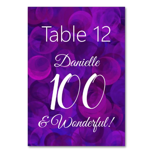 Elegant Paars 90 en Nonstop Birthday Party Kaart (Achterkant)