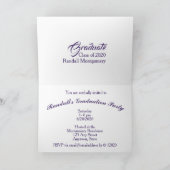 Elegant Paars Abstract Afstuderen Foto (Binnen)