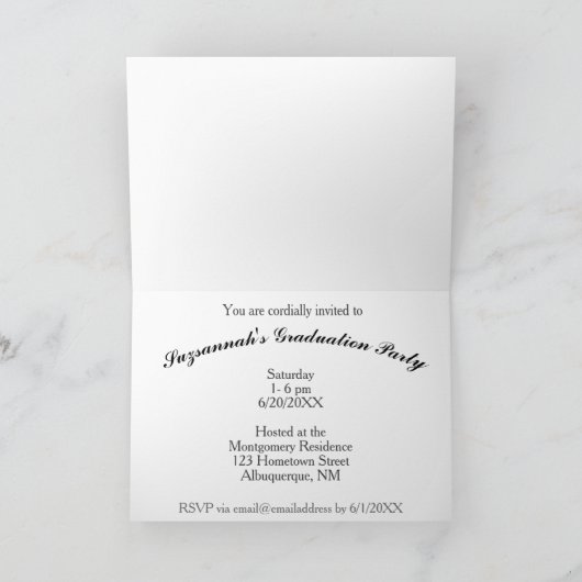 Elegant Paars Abstract Afstuderen Foto (Binnen)