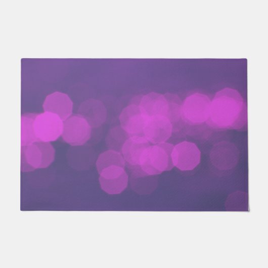 Elegant Paars Abstract Deurmat (Voorkant)