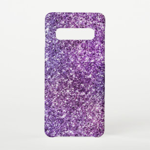 Elegant Paars Abstract Stijlvol Chic Patroon Samsung Galaxy S10 Hoesje