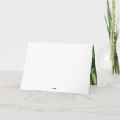 Elegant Paars Agapanthus Flowers Bereavement Bedankkaart (Achterkant)