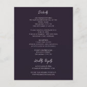 Elegant Paars Agate Budget Weddenschap All in One (Achterkant)