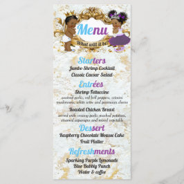 Elegant Paars | Blauw Afrikaans geslacht Foto make Menu