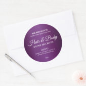 Elegant Paars body Butter Beauty Cosmetic Label (Envelop)