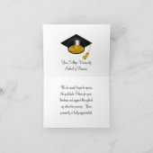 Elegant Paars College Afleiding Dank u wel Bedankkaart (Binnen)