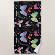 Elegant Paars en blauw, heldere vlinders