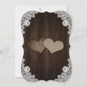 Elegant Paars en Blue Floral Heart Wedding Save The Date (Achterkant)