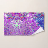 Elegant Paars en Blue Limelight Hydrangea Bad Handdoek (Handdoek)