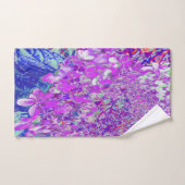 Elegant Paars en Blue Limelight Hydrangea Bad Handdoek (Handdoek)
