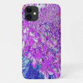 Elegant Paars en Blue Limelight Hydrangea Case-Mate iPhone Case (Achterkant)